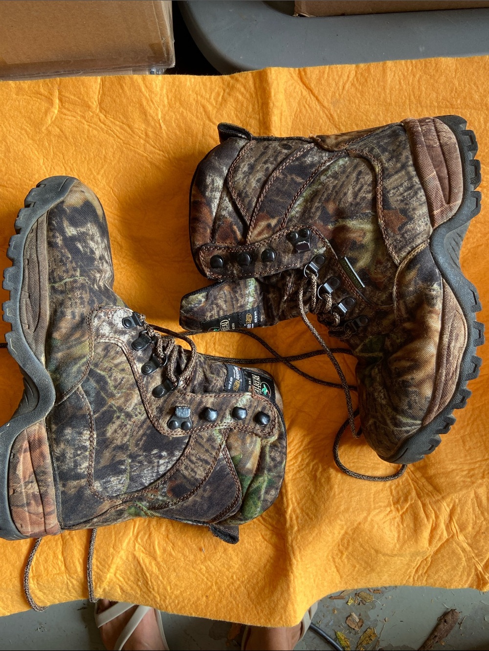 RedHead Camo Thinsulate Hunting Boots in Brown and Green